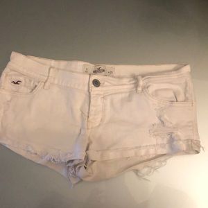 Hollister -like new white denim short shorts sz.29